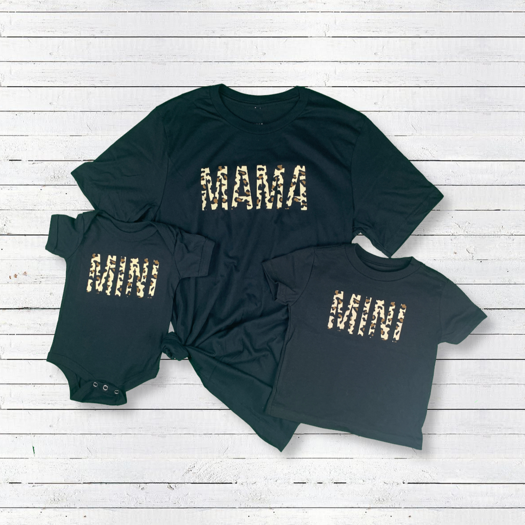 Mama / Mini Leopard Shirt