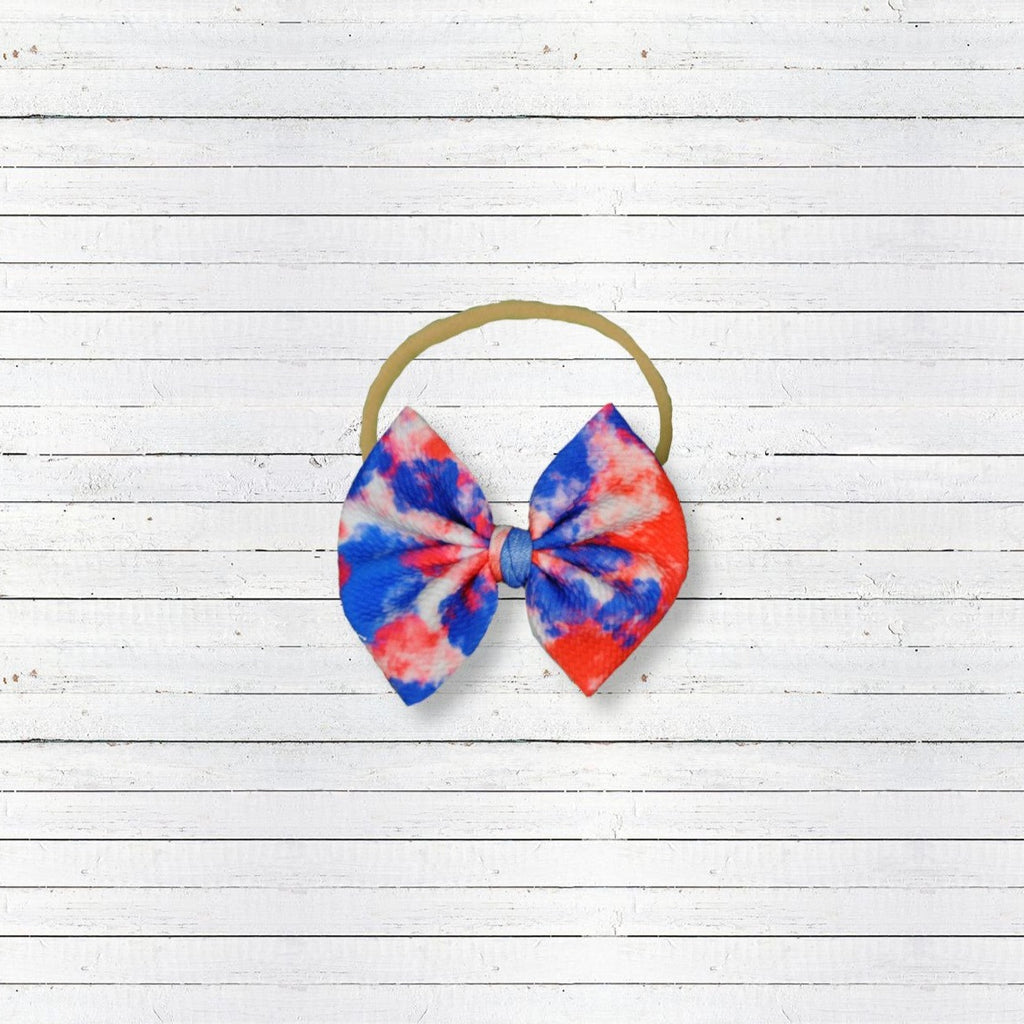 Baby Blue Hair Bow – Mommy and Me Boutique